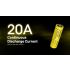 Nitecore NL2160HP 6000mAh Rechargeable 21700 Battery High Performance Batteries