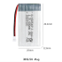 3.7V 600mAh Rechargeable Li-ion Battery for Unmanned Aerial Vehicle Remote Control Aircraft Model Airplane Batteries