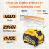 12000mAh Replace Battery for Dewalt 20V/60V Max Batteries Compatible with Dewalt 20V/60V Cordless Power Tools DCB606 DCB609 DCB612 DCB200 DCB206 DCB207