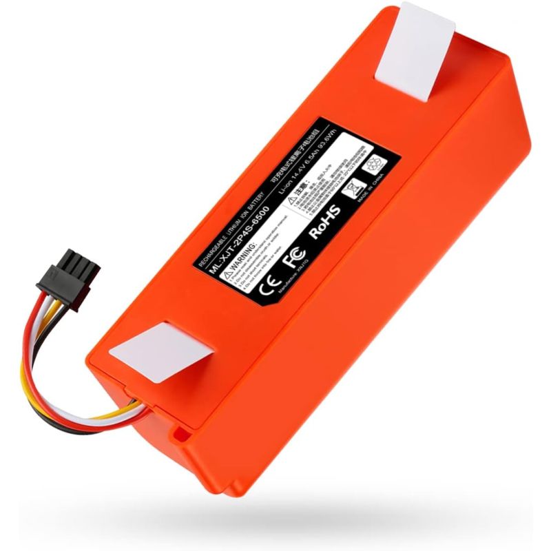 14.4V Li-ion Battery Replacement for Xiaomi Mi Robot and Roborock S55 S60 S65 S50 S51 S5 MAX S6 Robot Vacuum Cleaner for Mi Mijia Battery