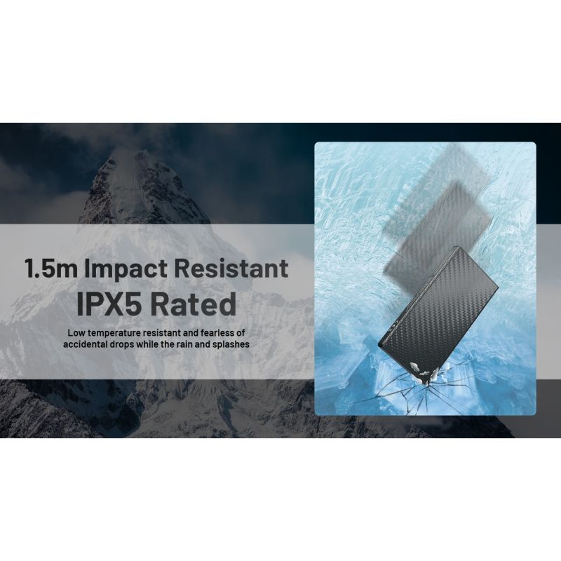 Nitecore Summit 10000 Power Bank, 10000mAh Low Temperature Fast Charging USB-C QC PD Low Temperature Power Bank