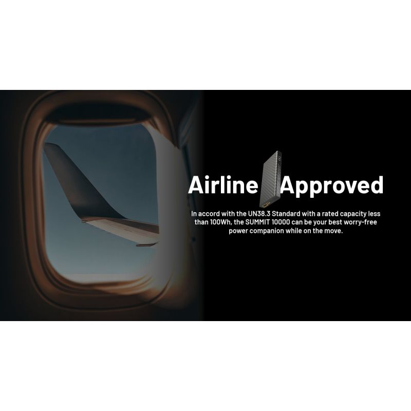 Nitecore Summit 10000 Power Bank, 10000mAh Low Temperature Fast Charging USB-C QC PD Low Temperature Power Bank