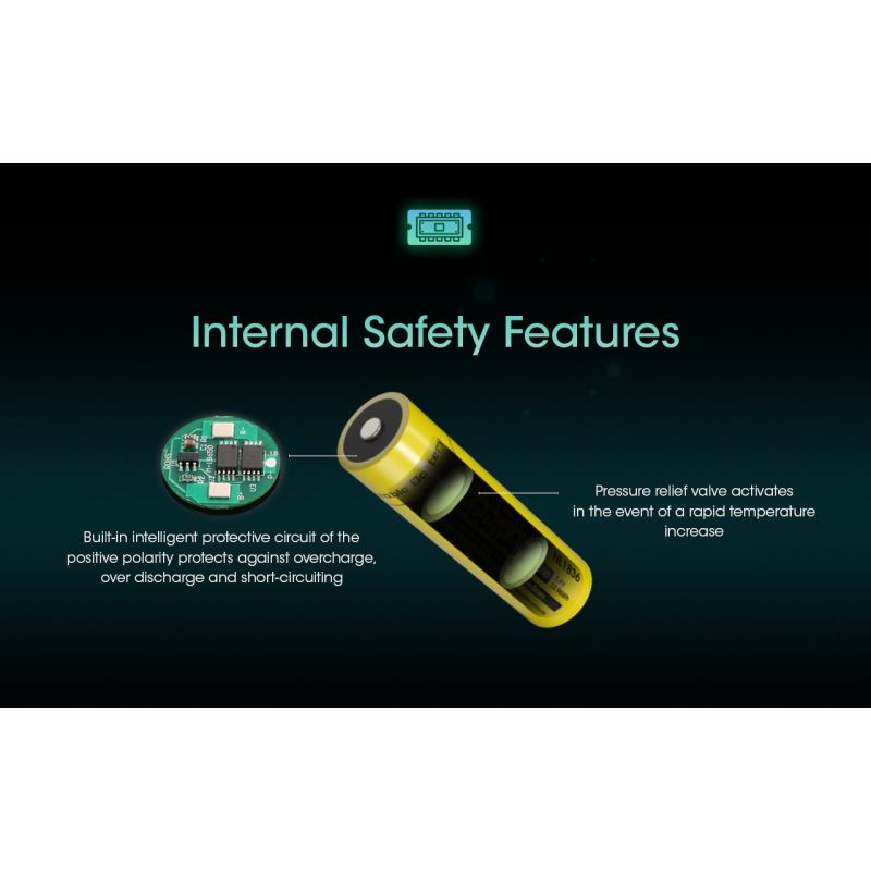 Nitecore Batteries NL1836 3.6V 3600mAh Rechargeable Battery