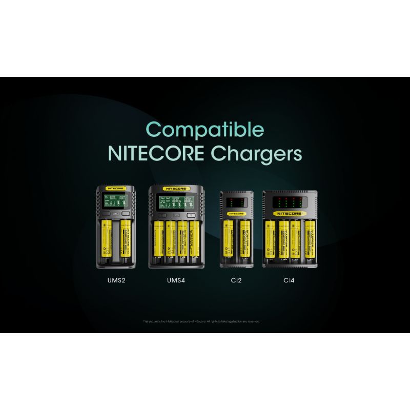 Nitecore Batteries NL1836 3.6V 3600mAh Rechargeable Battery