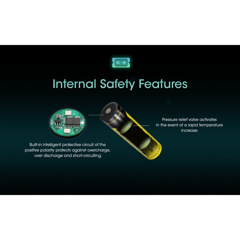 Nitecore NL1836HP 3600mAh Rechargeable 18650 Battery High Performance Batteries