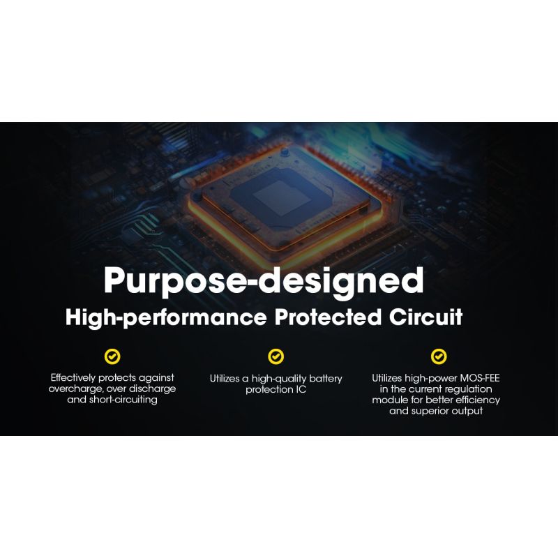 NITECORE Batteries NL2160 6000mAh 21700 Li-ion Rechargeable Battery 