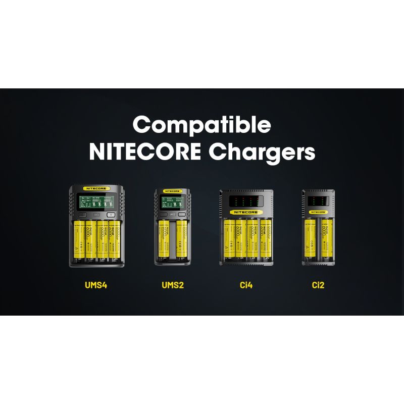 NITECORE Batteries NL2160 6000mAh 21700 Li-ion Rechargeable Battery 