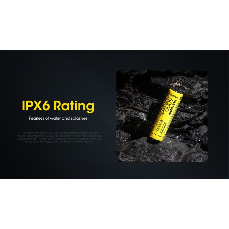 Nitecore NL2160HP 6000mAh Rechargeable 21700 Battery High Performance Batteries