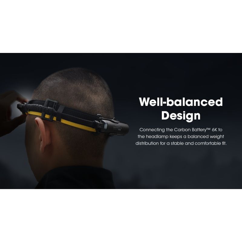 Nitecore Carbon Battery 6K Kit USB-C Rechargeable Lightweight 6000mAh Waterproof Power Bank