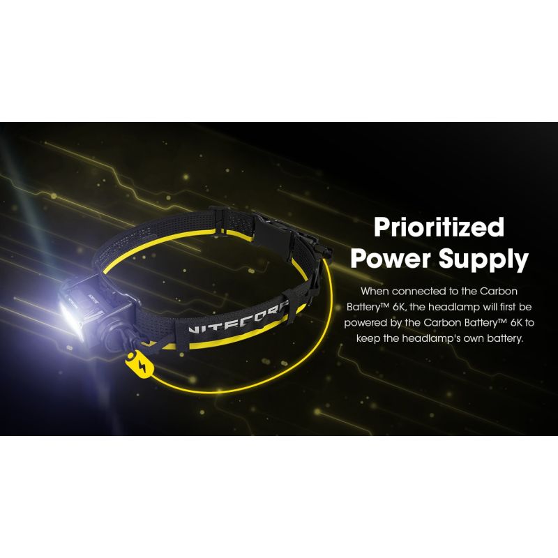 Nitecore Carbon Battery 6K Kit USB-C Rechargeable Lightweight 6000mAh Waterproof Power Bank