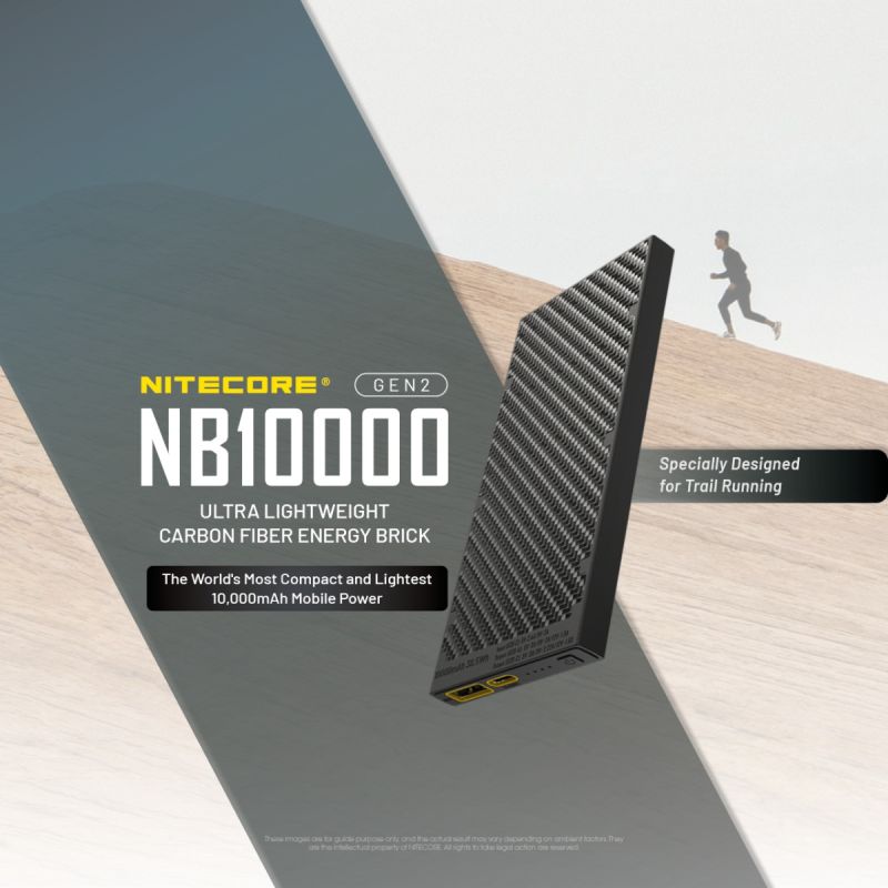 Nitecore NB10000 GEN II Quick Charge Dual-Output Type-C USB 10000mAh Power Bank