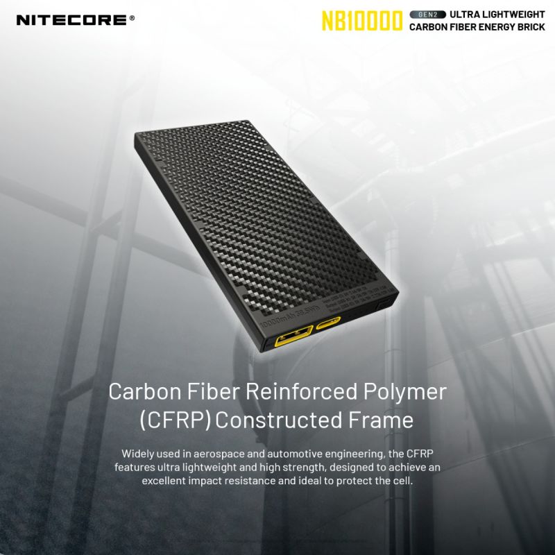 Nitecore NB10000 GEN II Quick Charge Dual-Output Type-C USB 10000mAh Power Bank