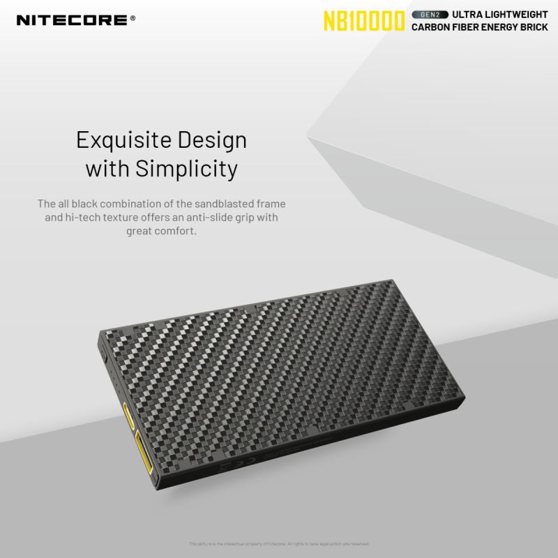 Nitecore NB10000 GEN II Quick Charge Dual-Output Type-C USB 10000mAh Power Bank