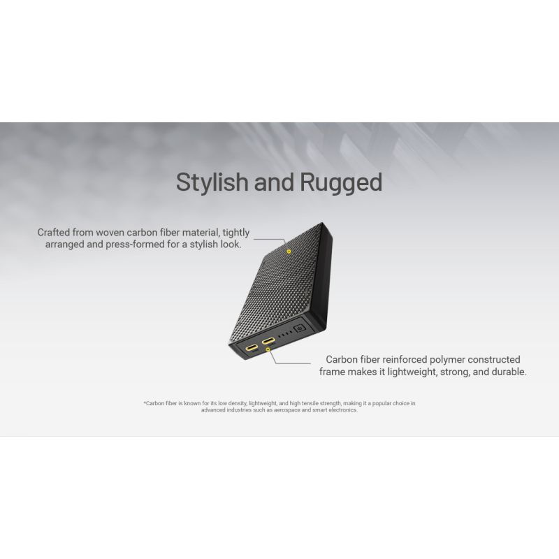 Nitecore NB20000 Gen III (GEN3) Power Bank 20000mAh Fast Charging Portable Charger Battery Pack Dual USB-C 18W 22.5W Fast Charge