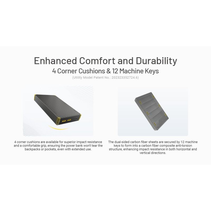 Nitecore NB20000 Gen III (GEN3) Power Bank 20000mAh Fast Charging Portable Charger Battery Pack Dual USB-C 18W 22.5W Fast Charge