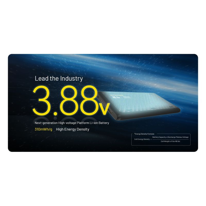 Nitecore NB Air 5000mAh Ultra Lightweight and Slim Power Bank