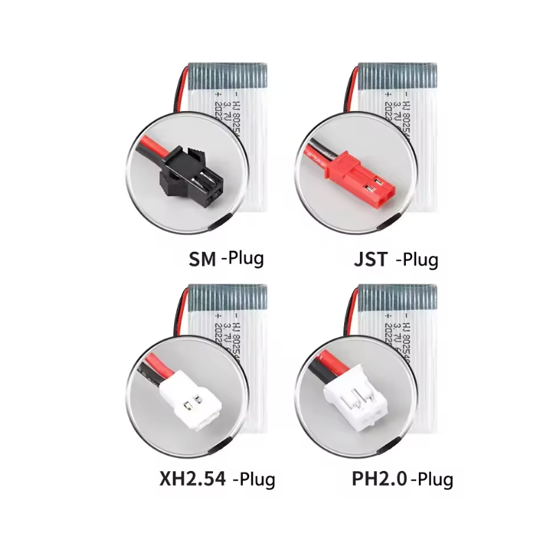 3.7V 600mAh Rechargeable Li-ion Battery for Unmanned Aerial Vehicle Remote Control Aircraft Model Airplane Batteries