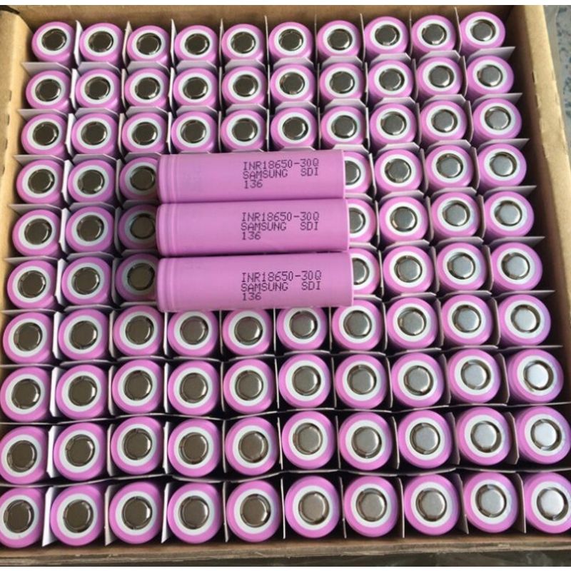 Samsung30Q 3.7V 3000mAh 18650 Battery Rechargeable 30Q (4 Pack)