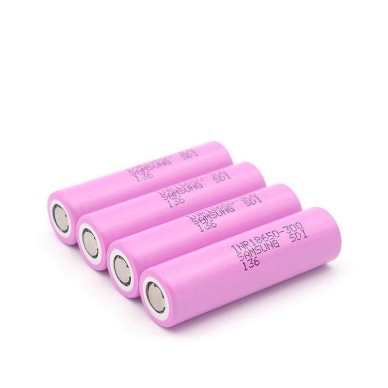 Samsung30Q 3.7V 3000mAh 18650 Battery Rechargeable 30Q (4 Pack)