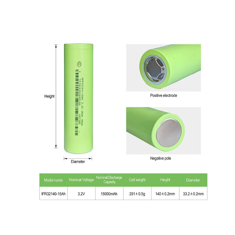 15Ah 32140 Lifepo4 High Power Battery 3.2V Large Capacity Scooter Battery