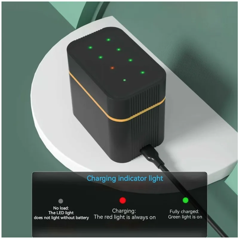 Rechargeable AA Batteries Lithium with Charger,8 pack 1.5V 4225mWh Double A Battery Rechargeable,Long Lasting Pilas Recargables Lithium ion AA Battery with Charging Storage Box