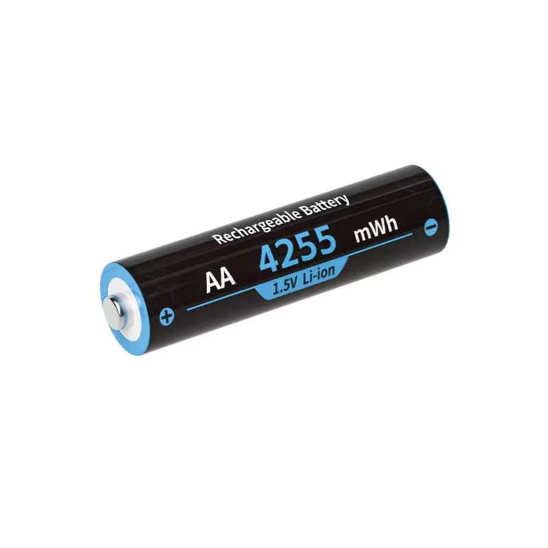 Rechargeable AA Batteries Lithium with Charger,8 pack 1.5V 4225mWh Double A Battery Rechargeable,Long Lasting Pilas Recargables Lithium ion AA Battery with Charging Storage Box
