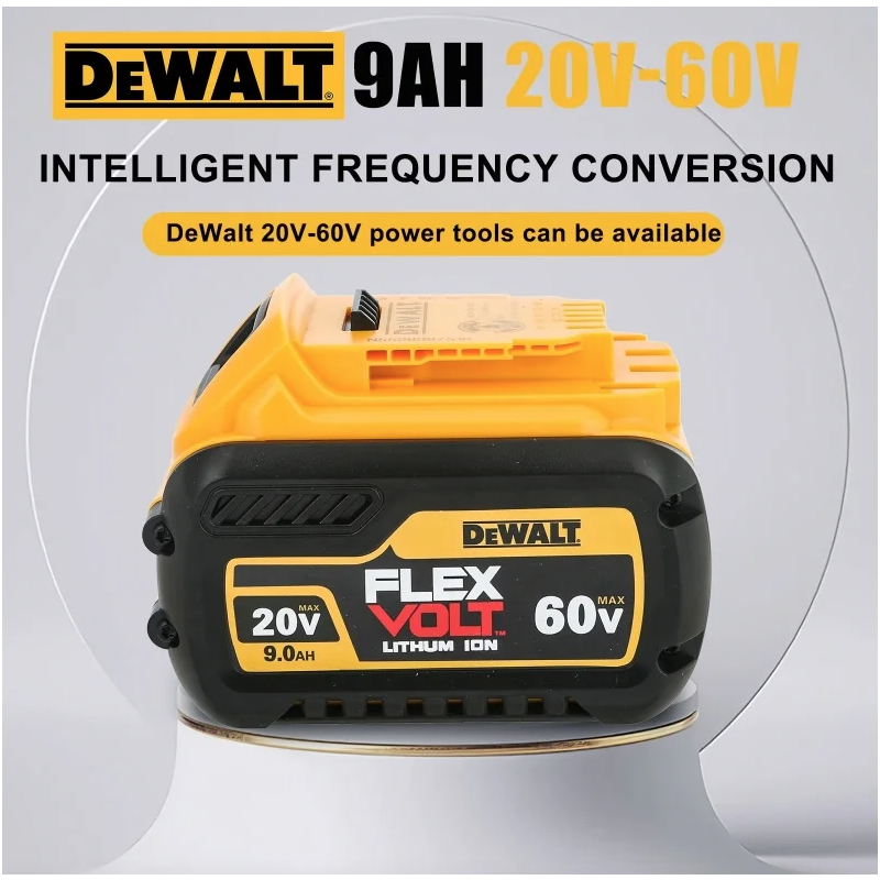 DEWALT Tool Battery DCB609Y 20V/60V 9.0Ah Rechargeable Lithium-ion Battery