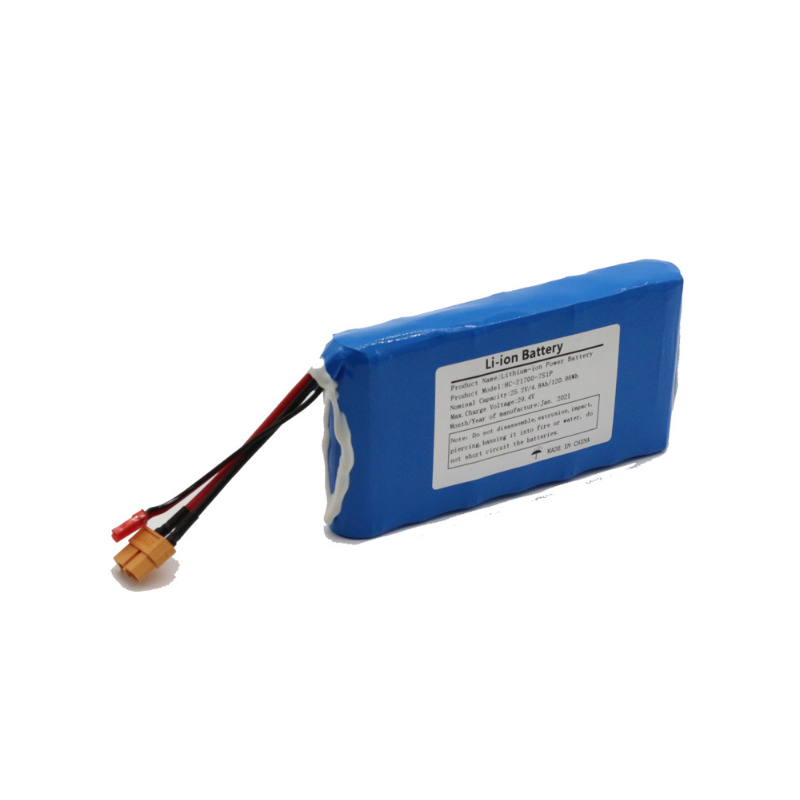 21700 7S1P 25.2V High Capacity Battery Pack for Lightweight Li-Ion Battery Skateboard 