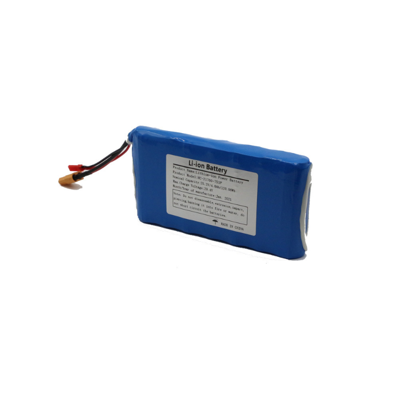 21700 7S1P 25.2V High Capacity Battery Pack for Lightweight Li-Ion Battery Skateboard 