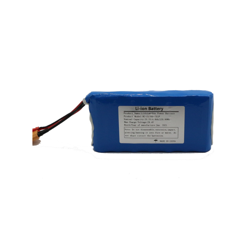 21700 7S1P 25.2V High Capacity Battery Pack for Lightweight Li-Ion Battery Skateboard 
