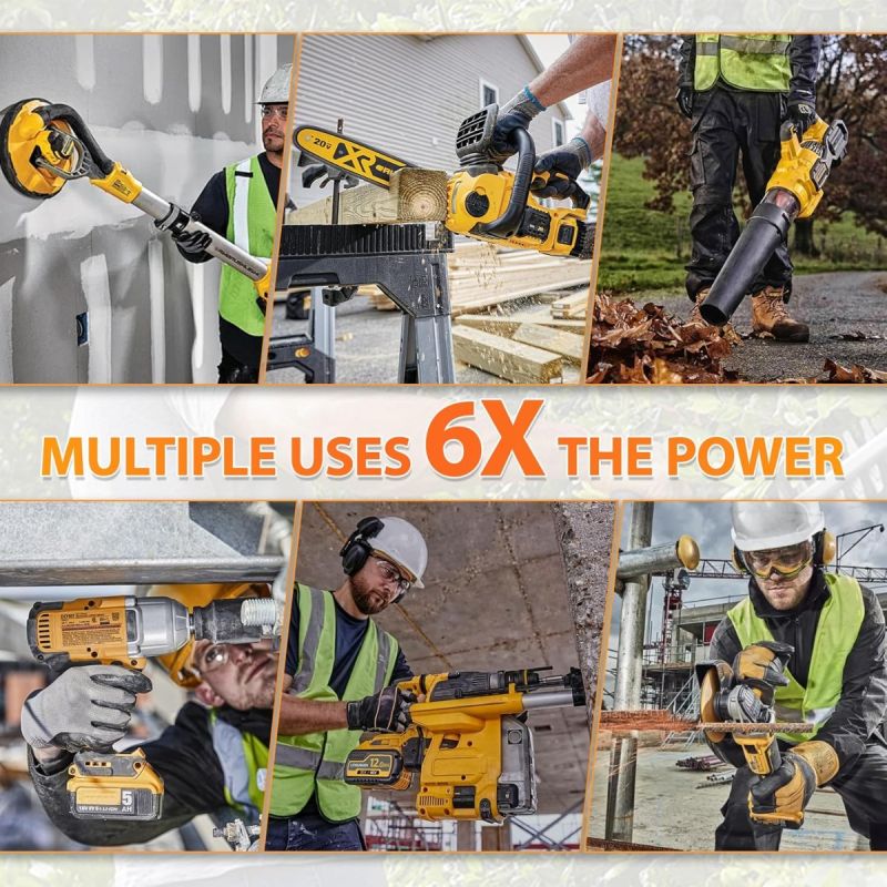 12000mAh Replace Battery for Dewalt 20V/60V Max Batteries Compatible with Dewalt 20V/60V Cordless Power Tools DCB606 DCB609 DCB612 DCB200 DCB206 DCB207