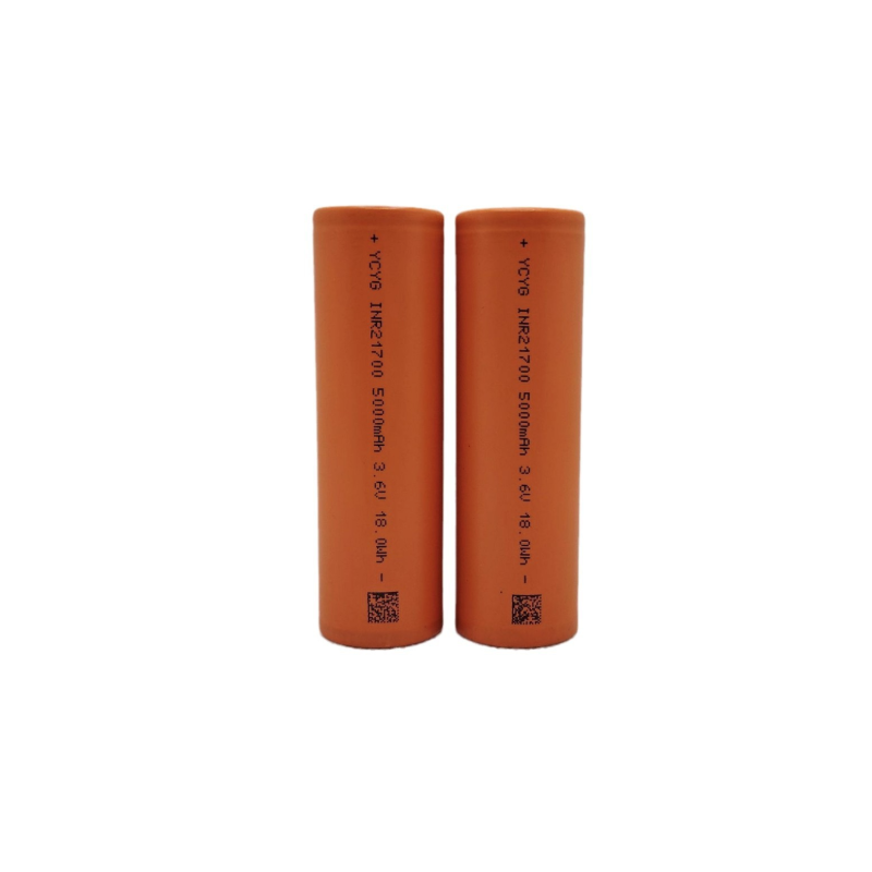 INR21700 Flat Top Real 5000mAh 21700 Battery Rechargeable (2 Pack)