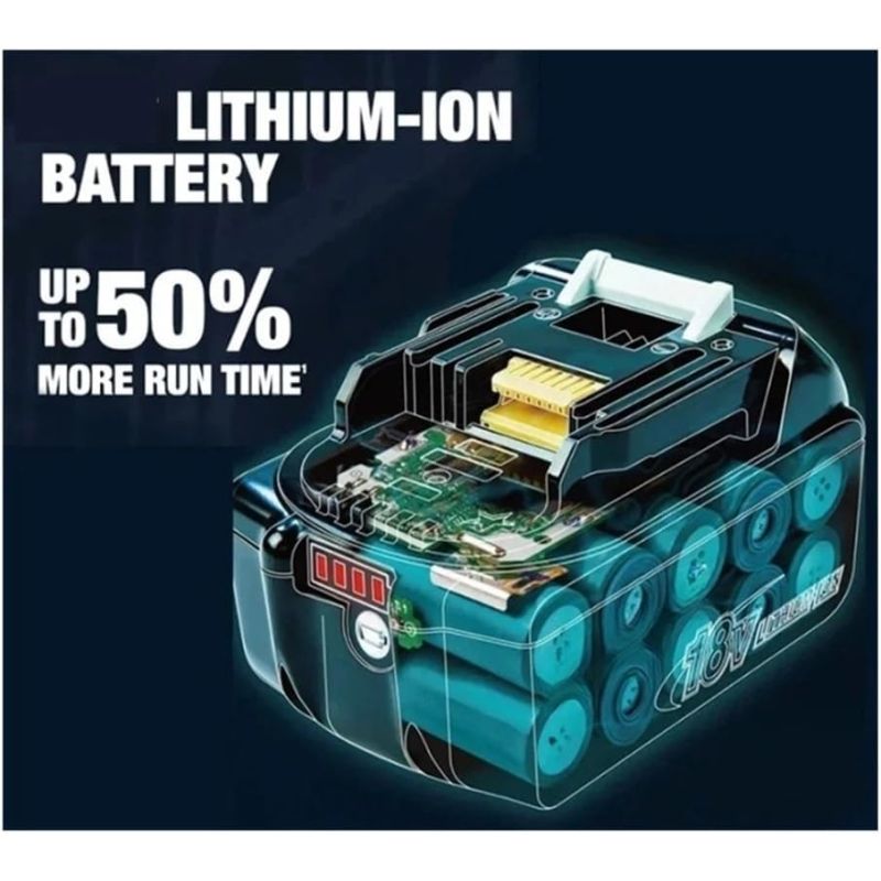 Makita BL1850B 18V Lithium-Ion 6.0Ah Cordless Power Tool Battery