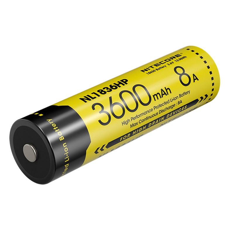 Nitecore NL1836HP 3600mAh Rechargeable 18650 Battery High Performance Batteries