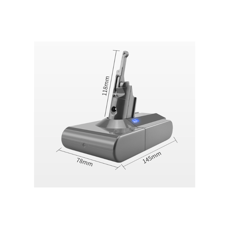 Battery Replacement for Dyson V8, 21.6V 3000mAh Li-ion Battery Compatible with SV10 V8 Replacement Battery
