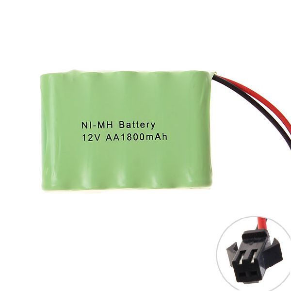 12V AA 1800mAh Ni-MH Rechargeable Battery Pack for Toys and Household Devices