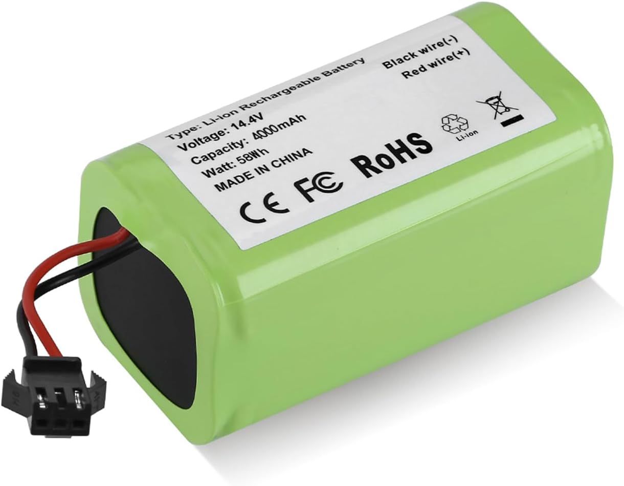 4800mAh N79 14.4V Battery for Eufy RoboVac 11 11S 30 15C 25C 35C Robot Vacuum Cleaner for Ecovacs Deebot N79 N79S Deebot 500 600 DN622, Goovi F007C D380 Robot Vacuum Cleaner Battery