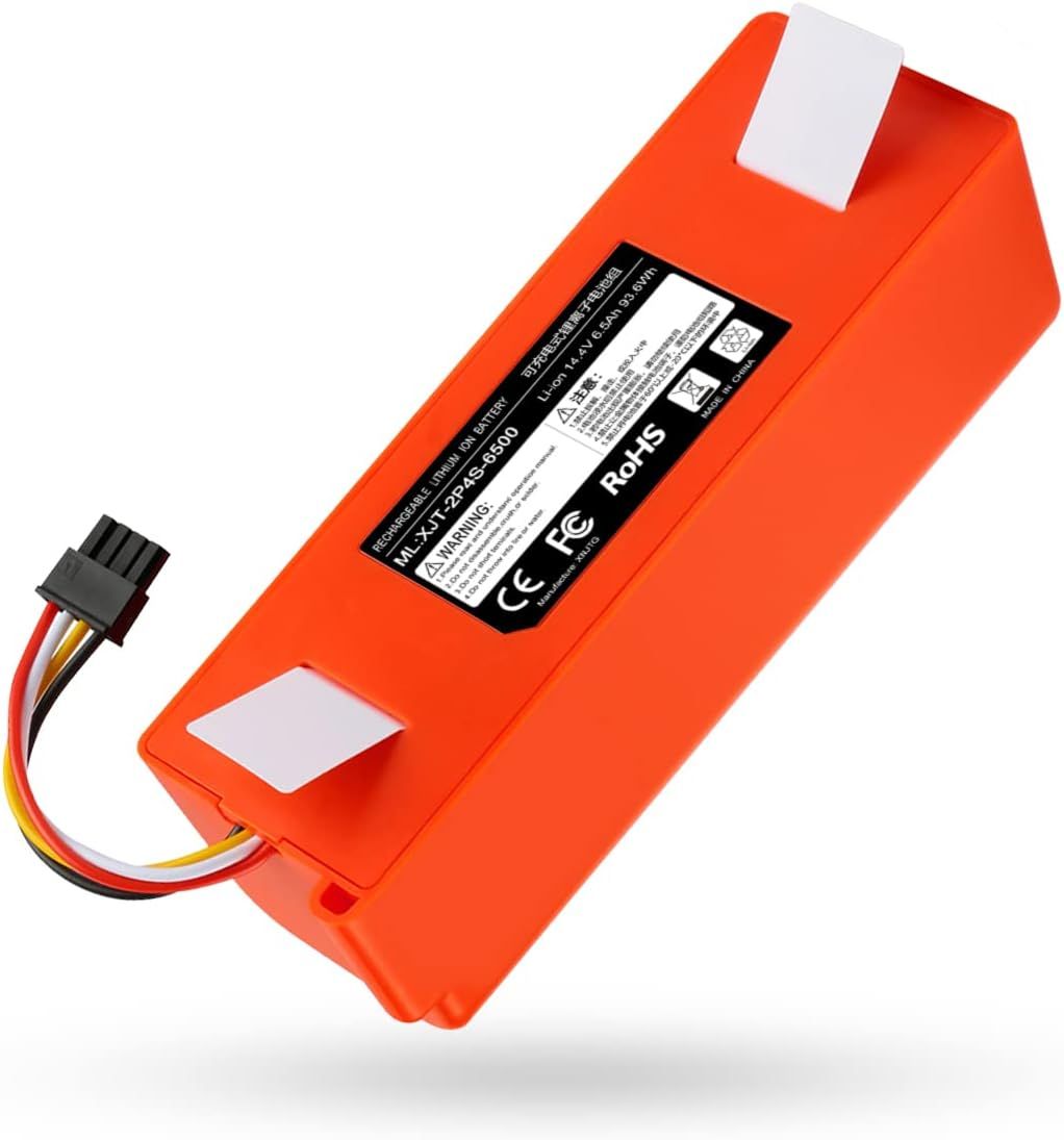14.4V Li-ion Battery Replacement for Xiaomi Mi Robot and Roborock S55 S60 S65 S50 S51 S5 MAX S6 Robot Vacuum Cleaner for Mi Mijia Battery