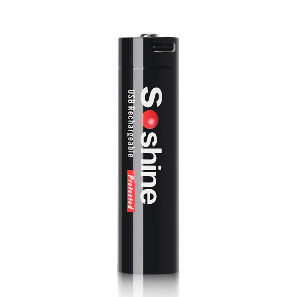 Soshine 18650 2600mAh 3.7V USB Rechargeable Li-ion Battery