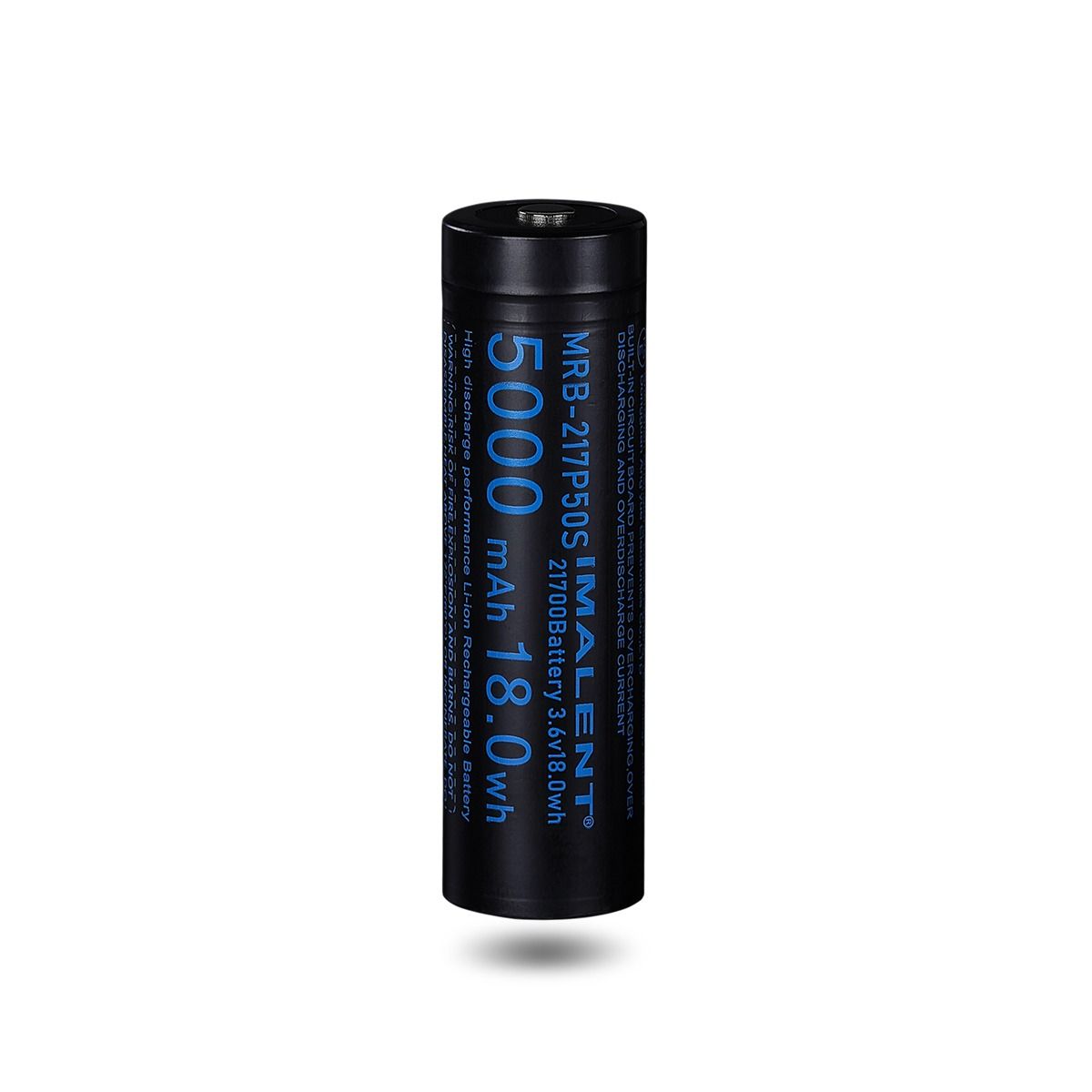 IMALENT MRB-217P50S 21700 5000MAH 3.6V rechargeable Battery 