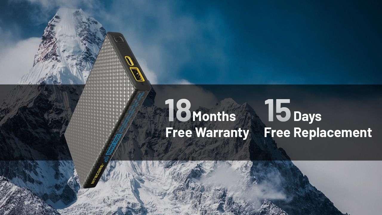 Nitecore Summit 10000 Power Bank, 10000mAh Low Temperature Fast Charging USB-C QC PD Low Temperature Power Bank