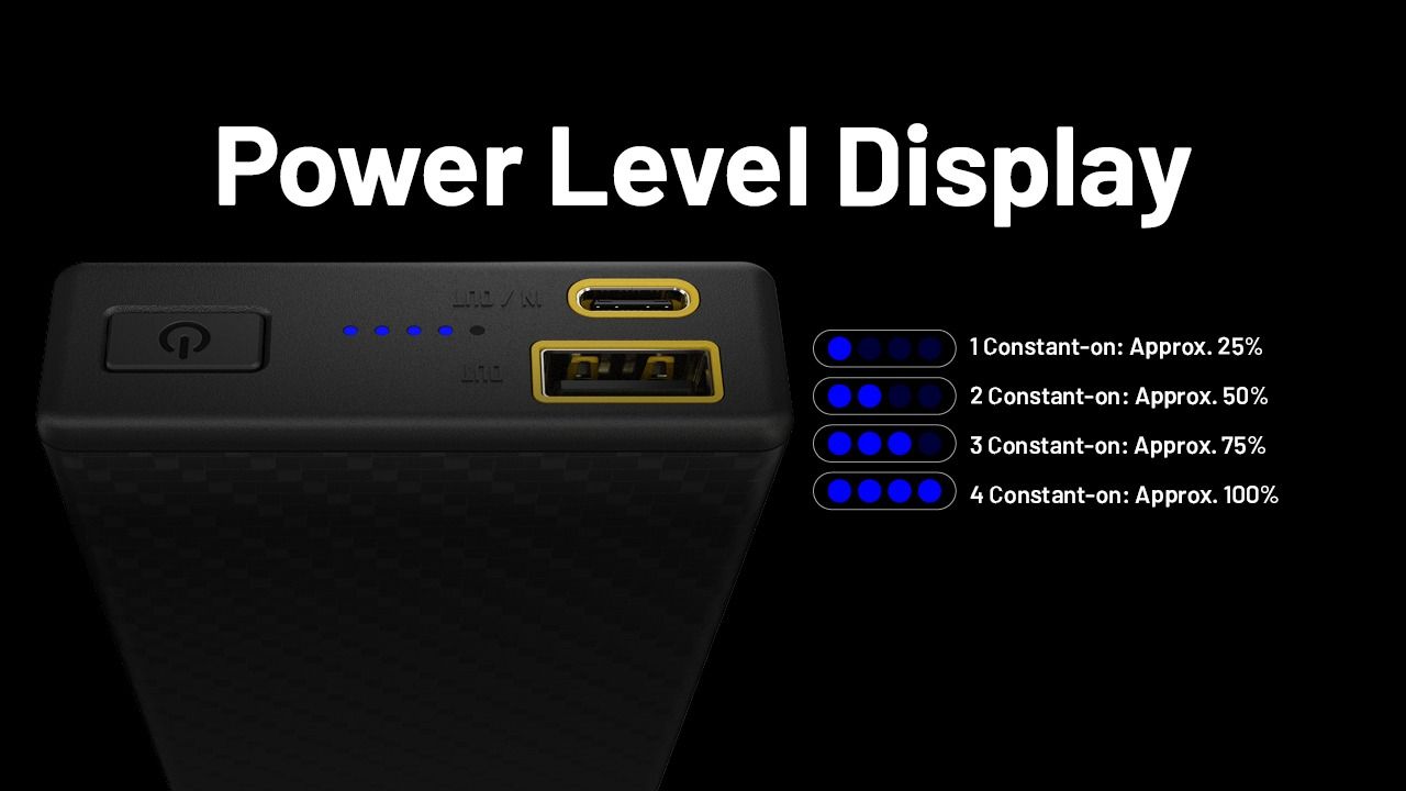 NITECORE SUMMIT 20000 -40°C Low Temperature Carbon Fiber Power Bank