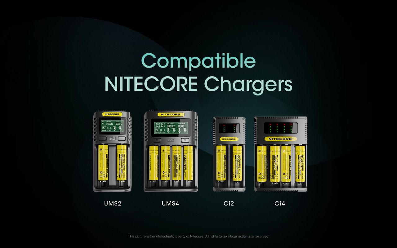 Nitecore NL1836HP 3600mAh Rechargeable 18650 Battery High Performance Batteries