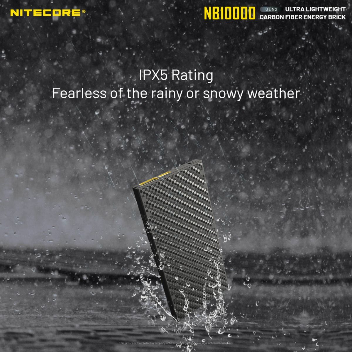 Nitecore NB10000 GEN II Quick Charge Dual-Output Type-C USB 10000mAh Power Bank