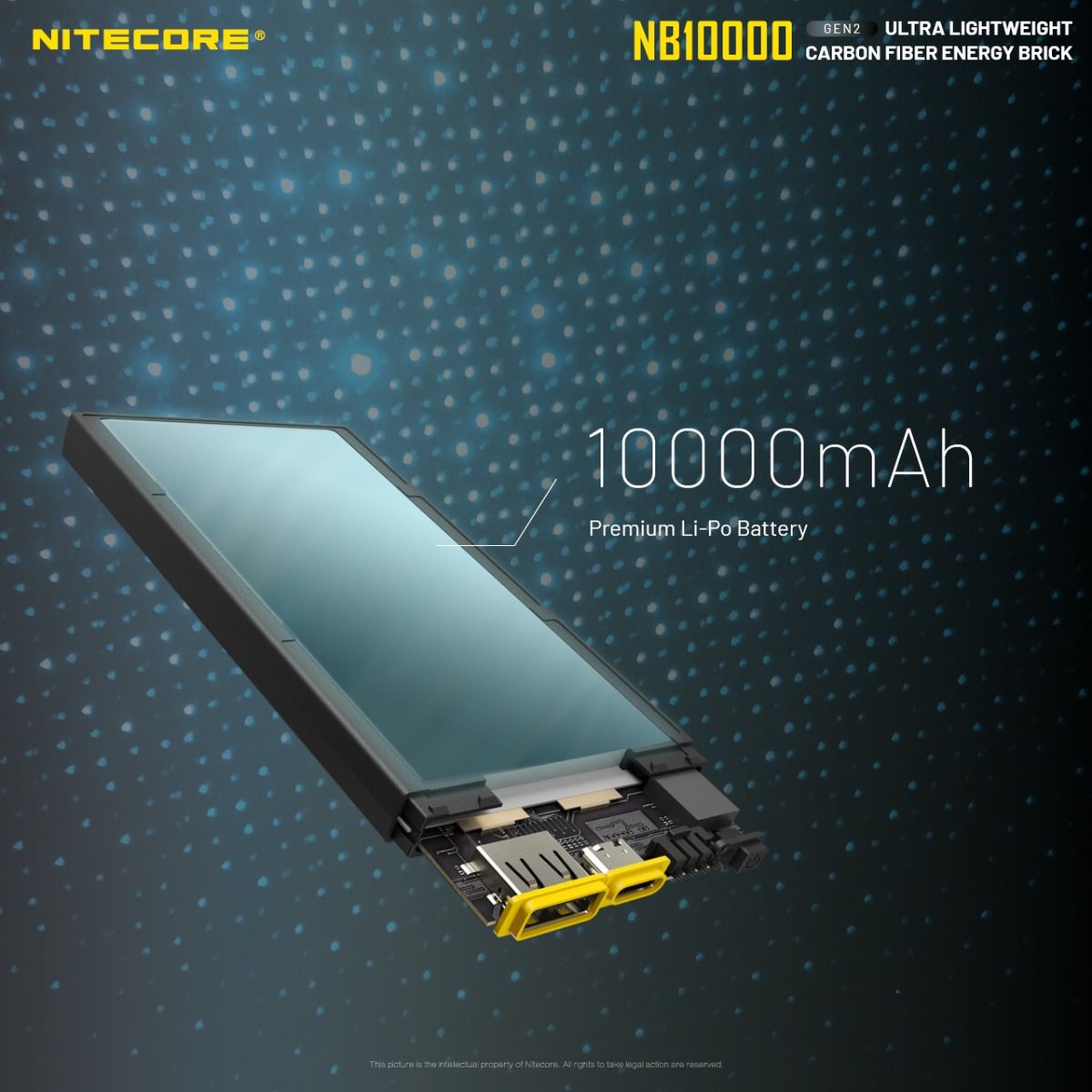 Nitecore NB10000 GEN II Quick Charge Dual-Output Type-C USB 10000mAh Power Bank