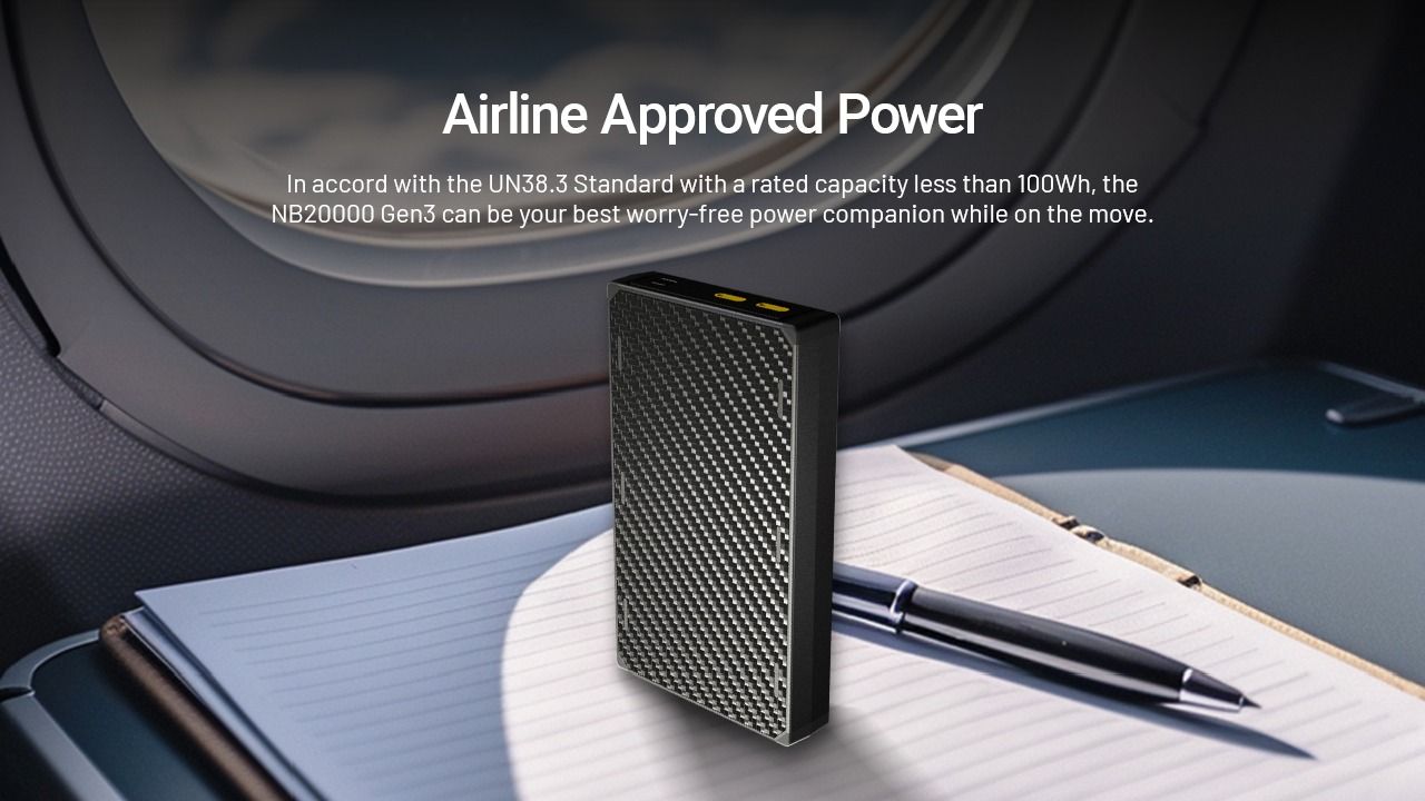 Nitecore NB20000 Gen III (GEN3) Power Bank 20000mAh Fast Charging Portable Charger Battery Pack Dual USB-C 18W 22.5W Fast Charge
