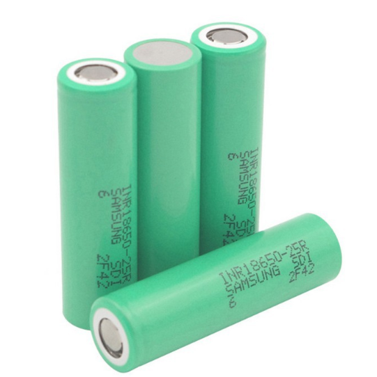 Samsung25R INR18650 Battery 2500mAh 3.7v 25A High Power Battery(4 Pack)