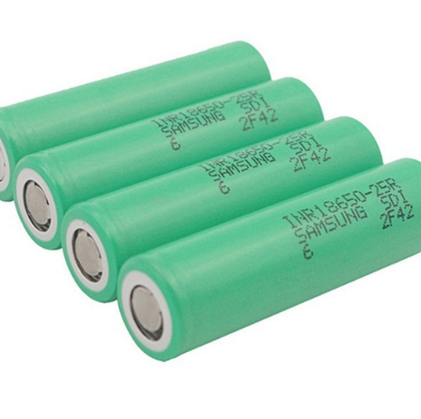 Samsung25R INR18650 Battery 2500mAh 3.7v 25A High Power Battery(4 Pack)