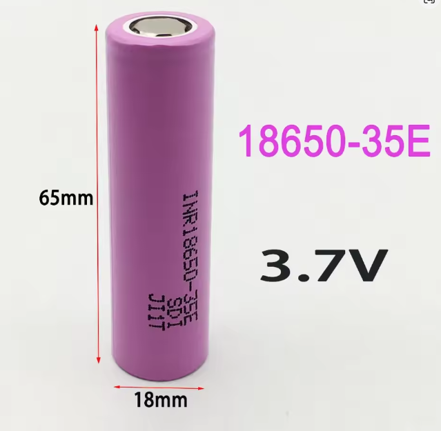 Samsung35E 3.7V 3500mAh 18650 Battery Rechargeable 35E (4 Pack)