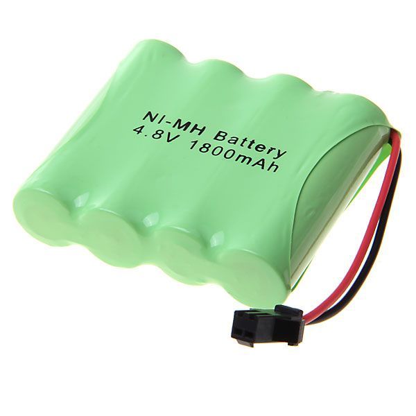 4.8V AA 1800mAh Ni-MH SM Plug Battery Pack